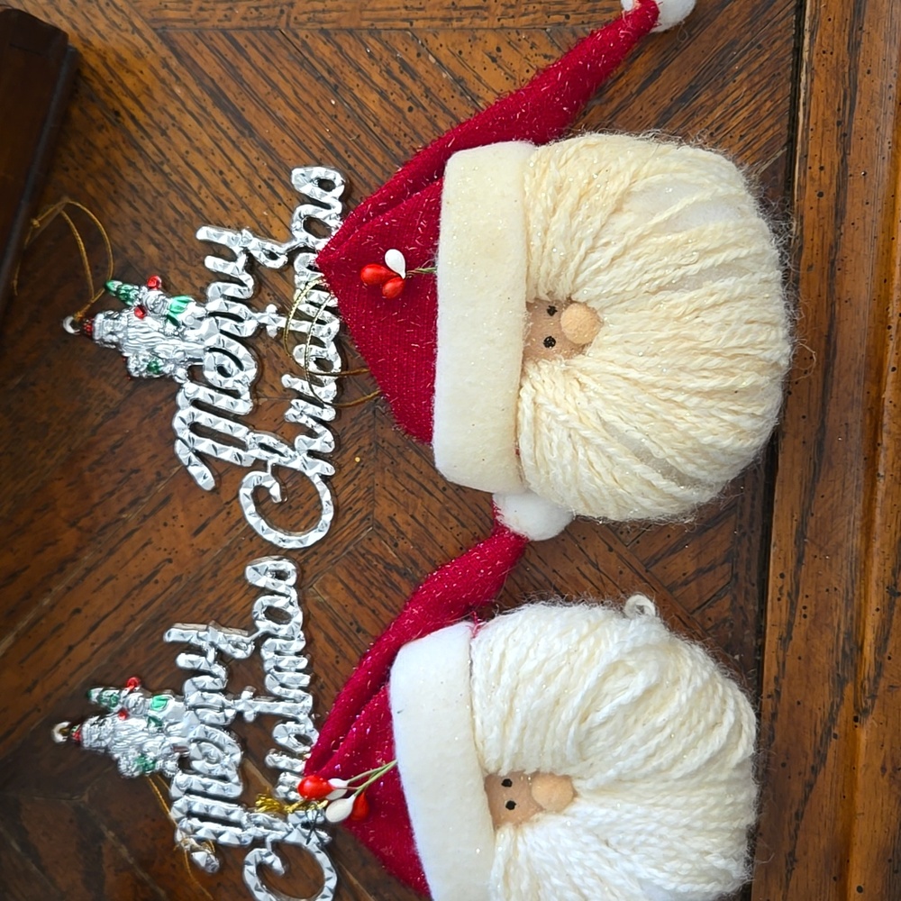 Santa Claus Holiday Ornaments Set - Multicolor - Picture 2 of 2